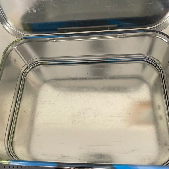 Vtg Hawaiian Girls Two Sided Vertical Tin Lunch Box Accoutrement Hula Hawaii - Picture 14 of 16